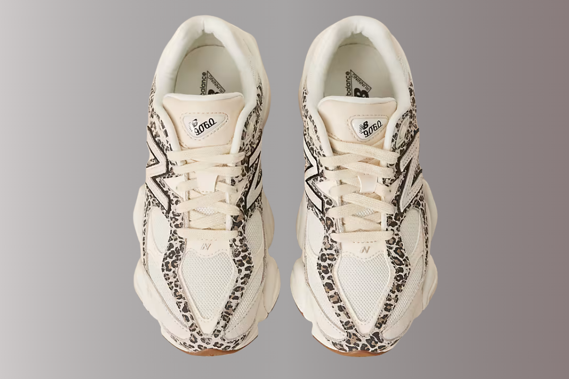 New Balance 9060 Unisex Sneakers Leopard Beige