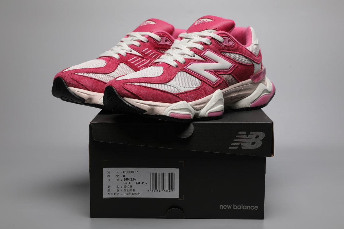New Balance 9060 Unisex Sneakers Rose Red
