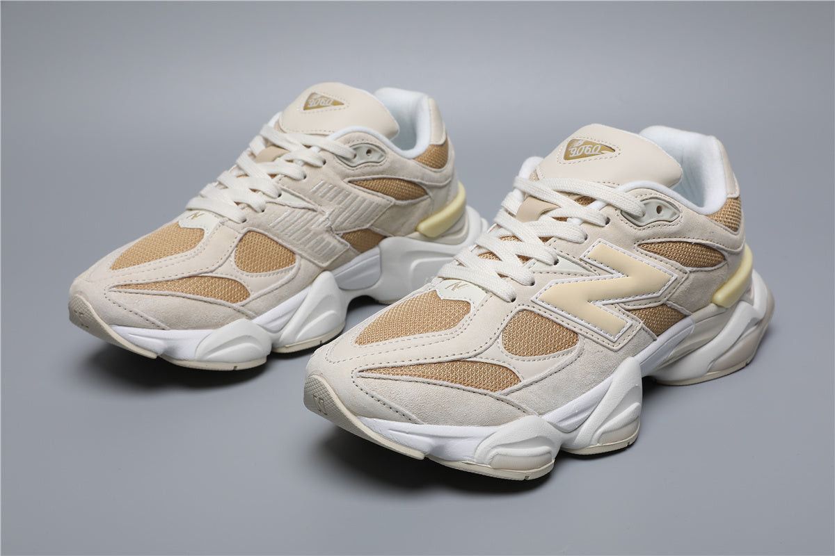 New Balance 9060 Unisex Sneakers Off-White Yellow