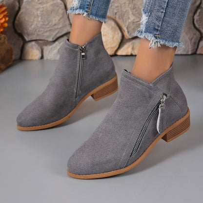 Women's Orthopedic Leather Ankle Boots