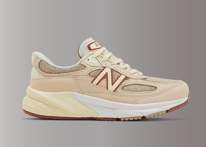 New Balance 990v6 Unisex Sneakers Raw Cashew