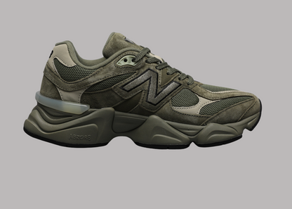 New Balance 9060 Unisex Sneakers Green Olive