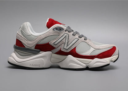 New Balance 9060 Unisex Sneakers White Red