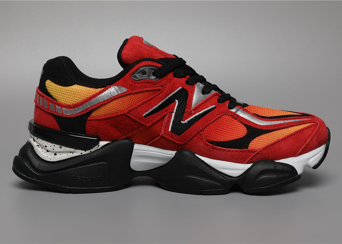 New Balance 9060 Unisex Sneakers Orange Red