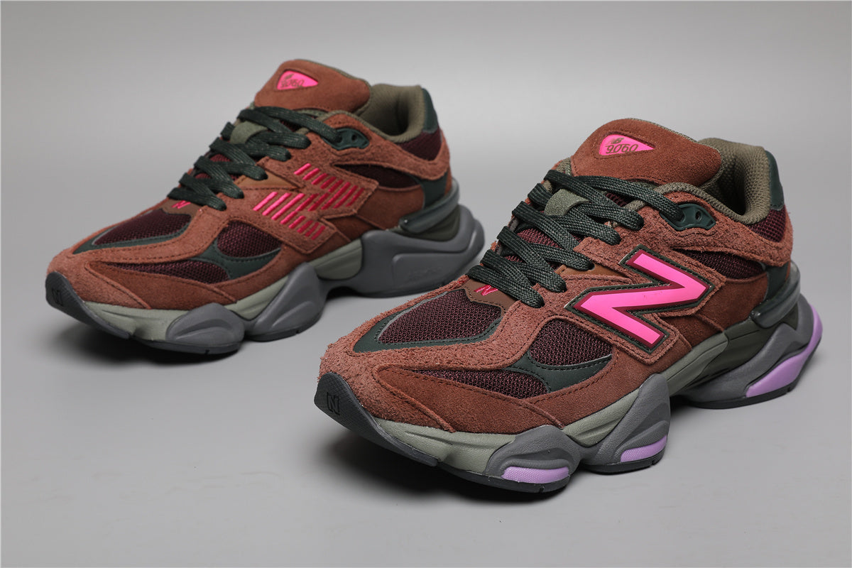 New Balance 9060 Unisex Sneakers Wine Red