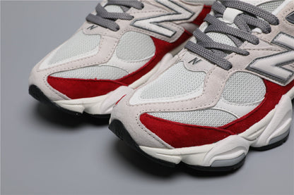 New Balance 9060 Unisex Sneakers White Red