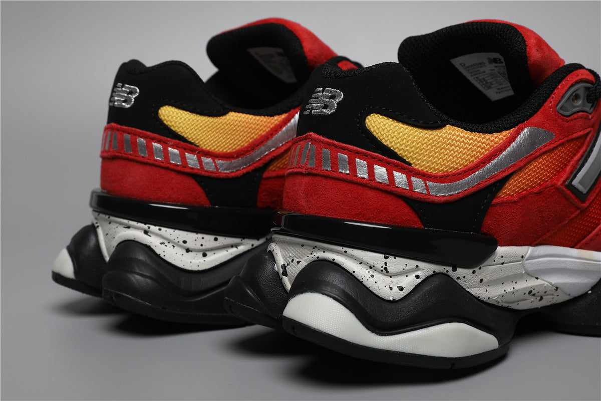 New Balance 9060 Unisex Sneakers Orange Red