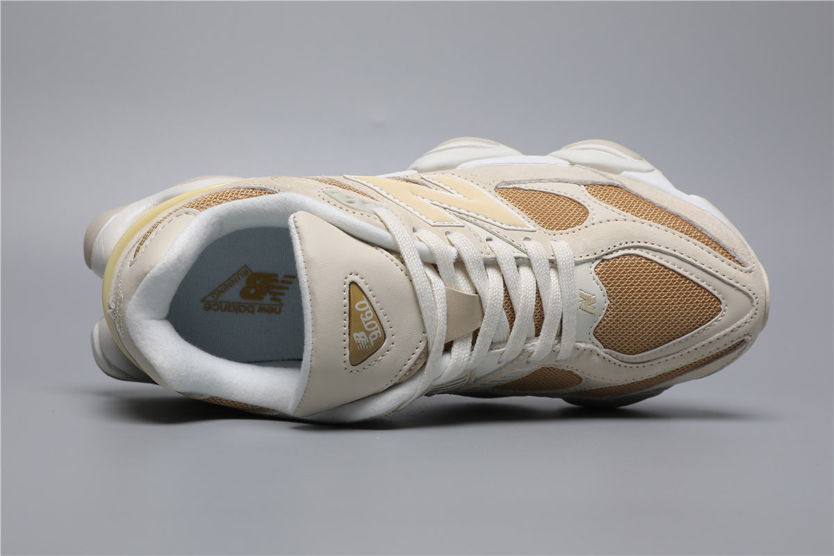 New Balance 9060 Unisex Sneakers Off-White Yellow
