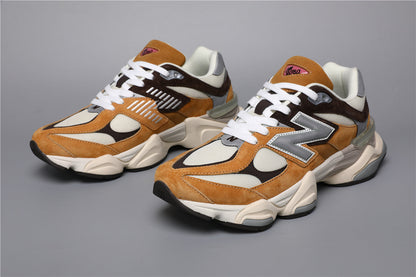 New Balance 9060 Unisex Sneakers Yellow Brown