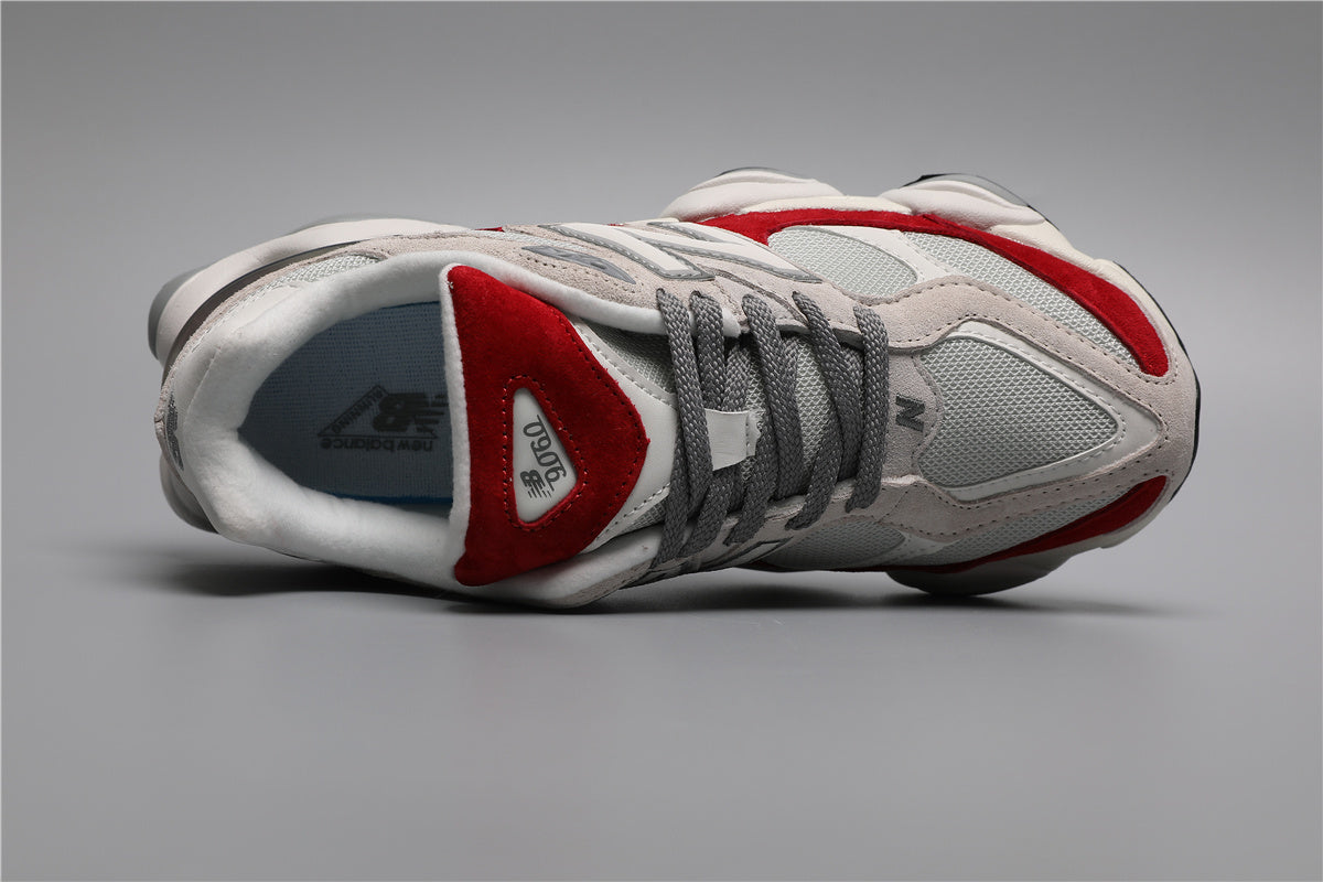 New Balance 9060 Unisex Sneakers White Red