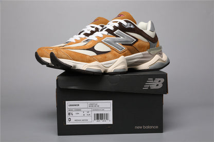 New Balance 9060 Unisex Sneakers Yellow Brown