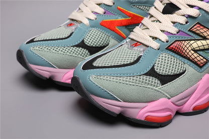 New Balance 9060 Unisex Sneakers Green Pink