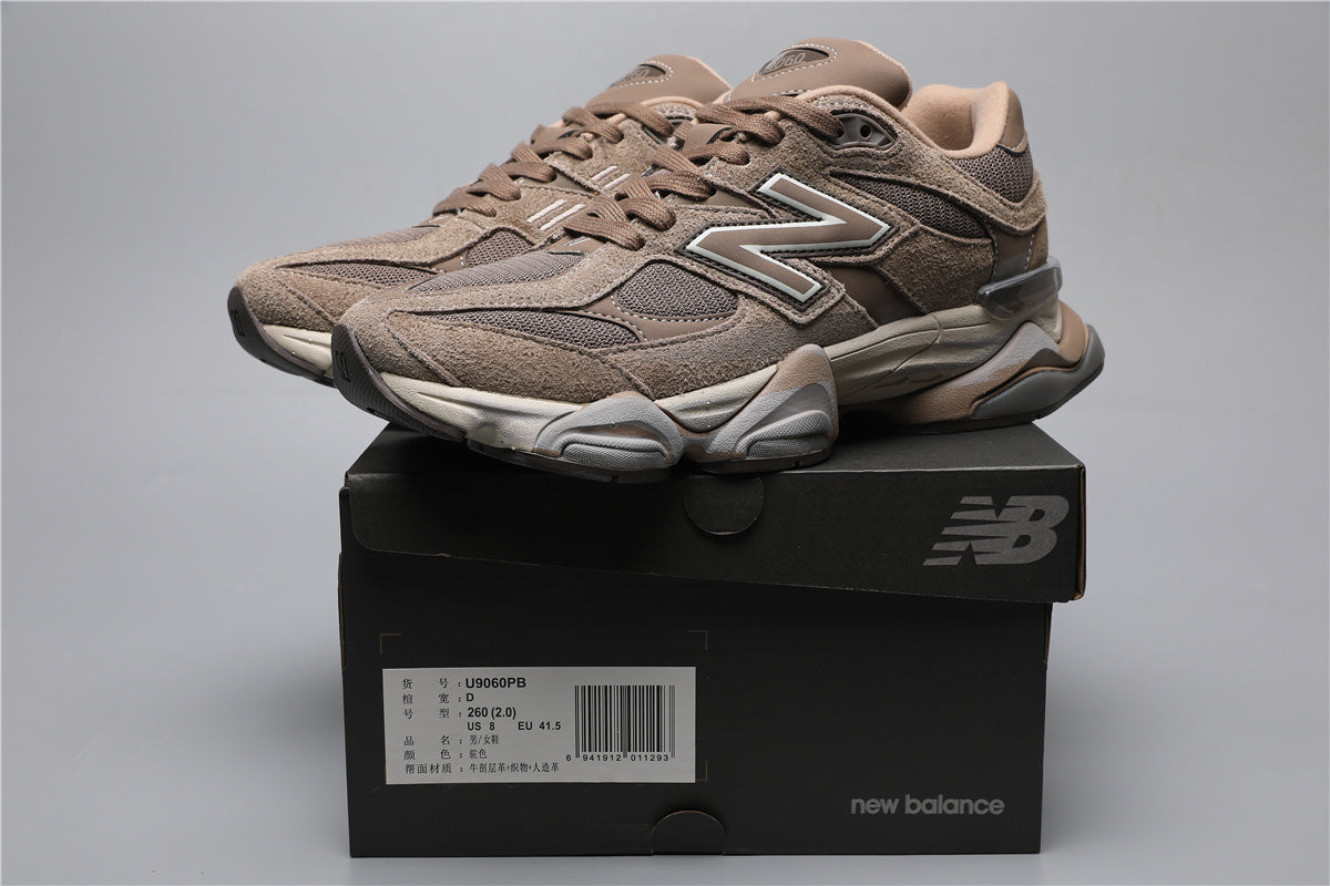 New Balance 9060 Unisex Sneakers Mushroom Brown