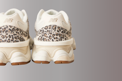 New Balance 9060 Unisex Sneakers Leopard Beige