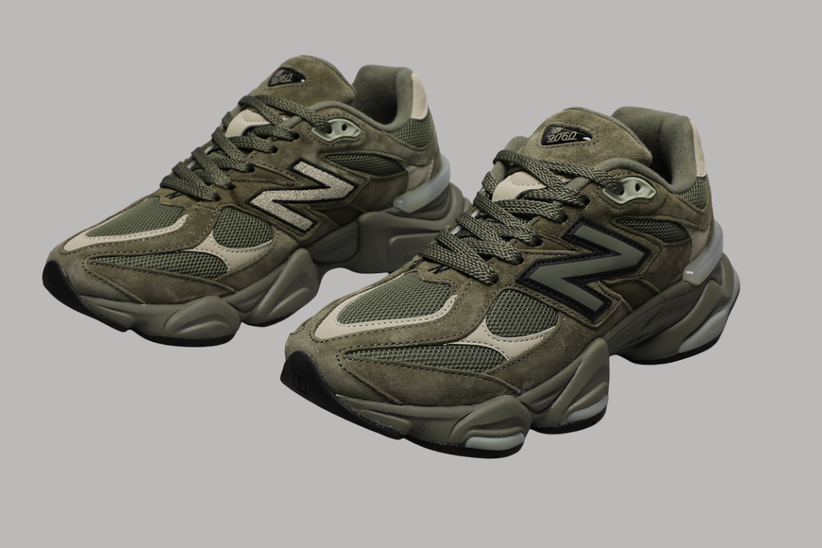 New Balance 9060 Unisex Sneakers Green Olive