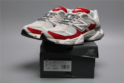 New Balance 9060 Unisex Sneakers White Red