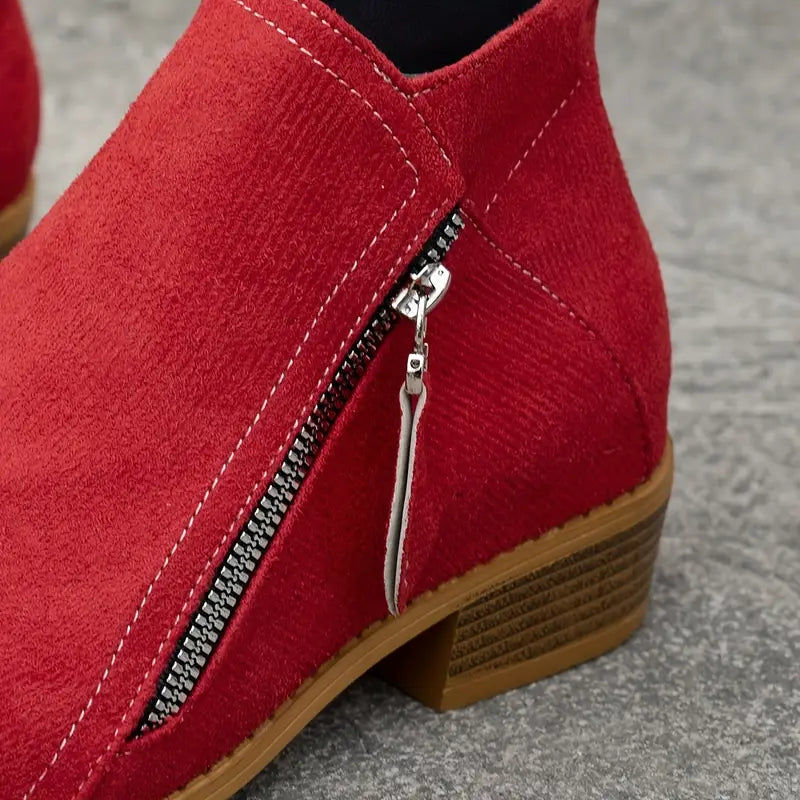 Women's Orthopedic Leather Ankle Boots