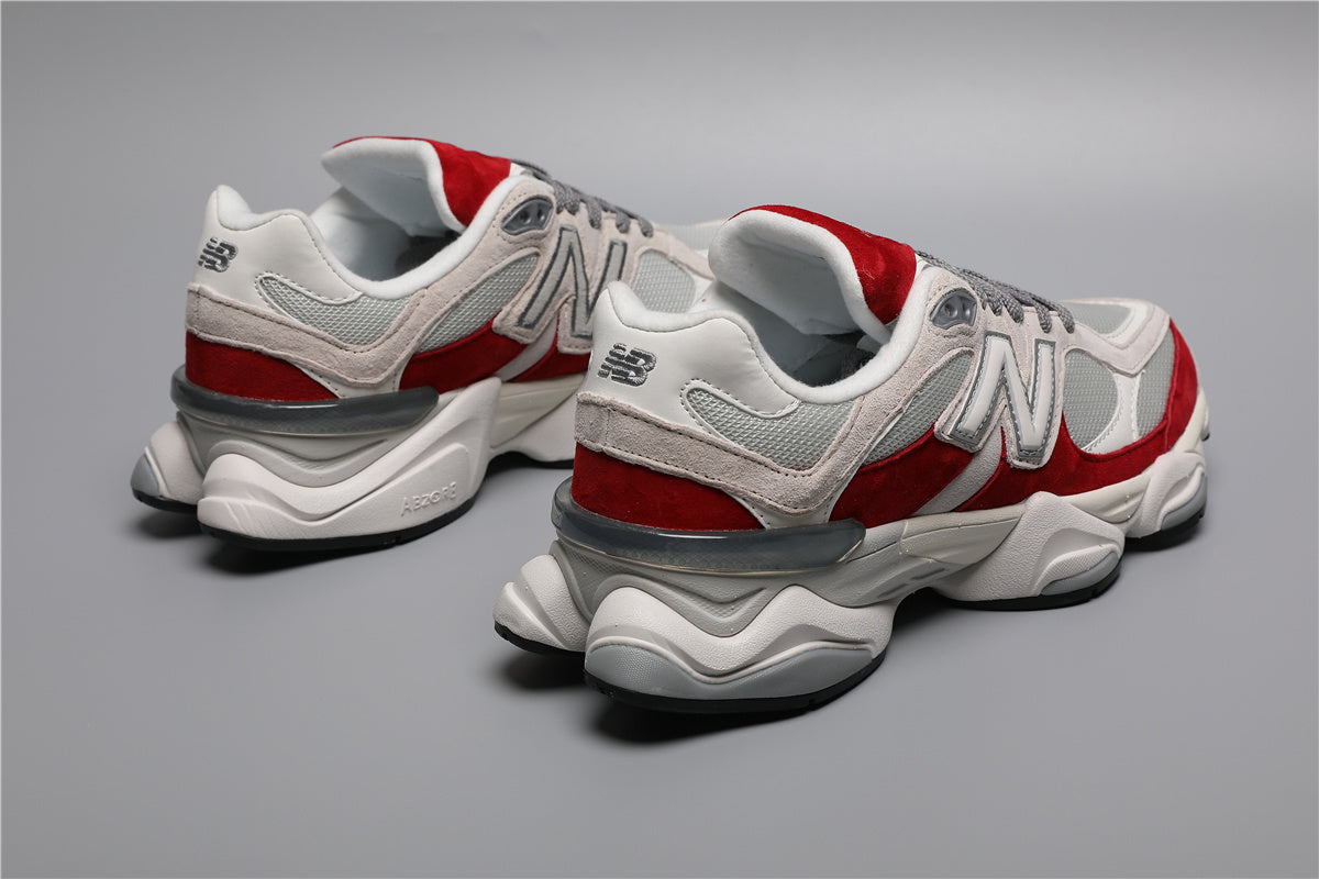 New Balance 9060 Unisex Sneakers White Red