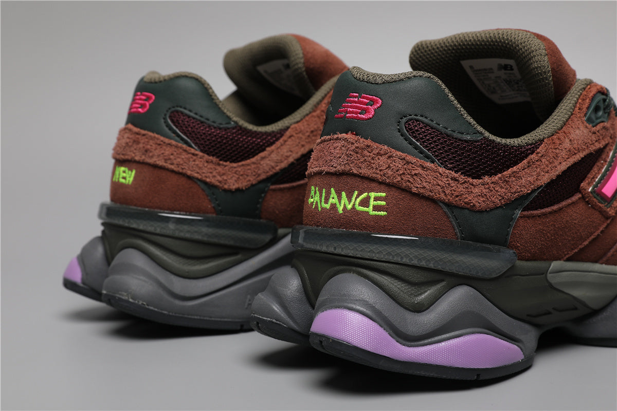 New Balance 9060 Unisex Sneakers Wine Red
