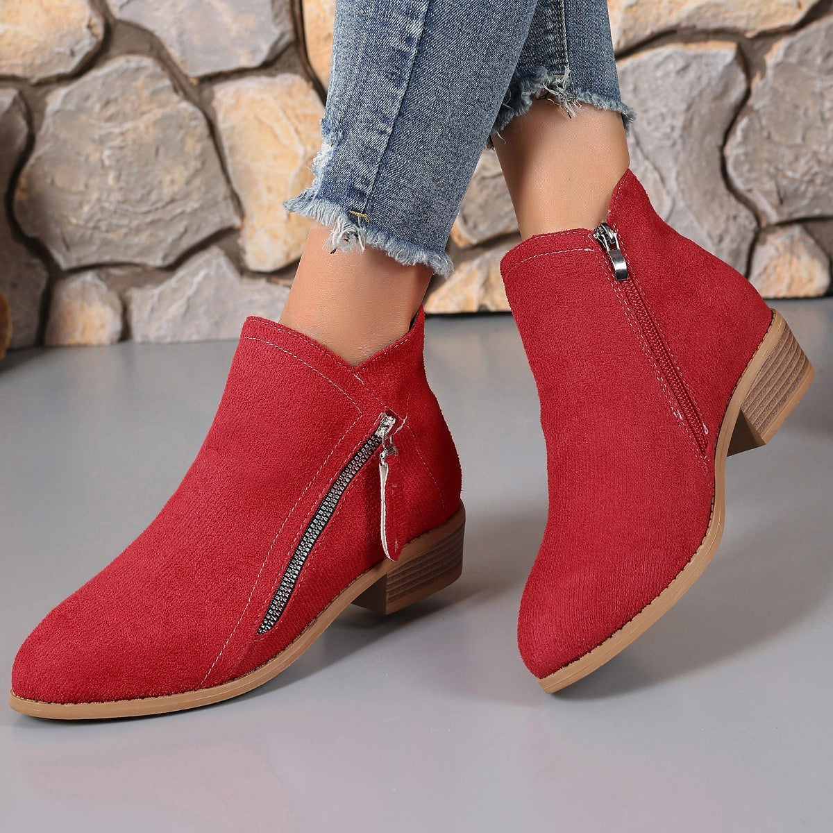 Women's Orthopedic Leather Ankle Boots