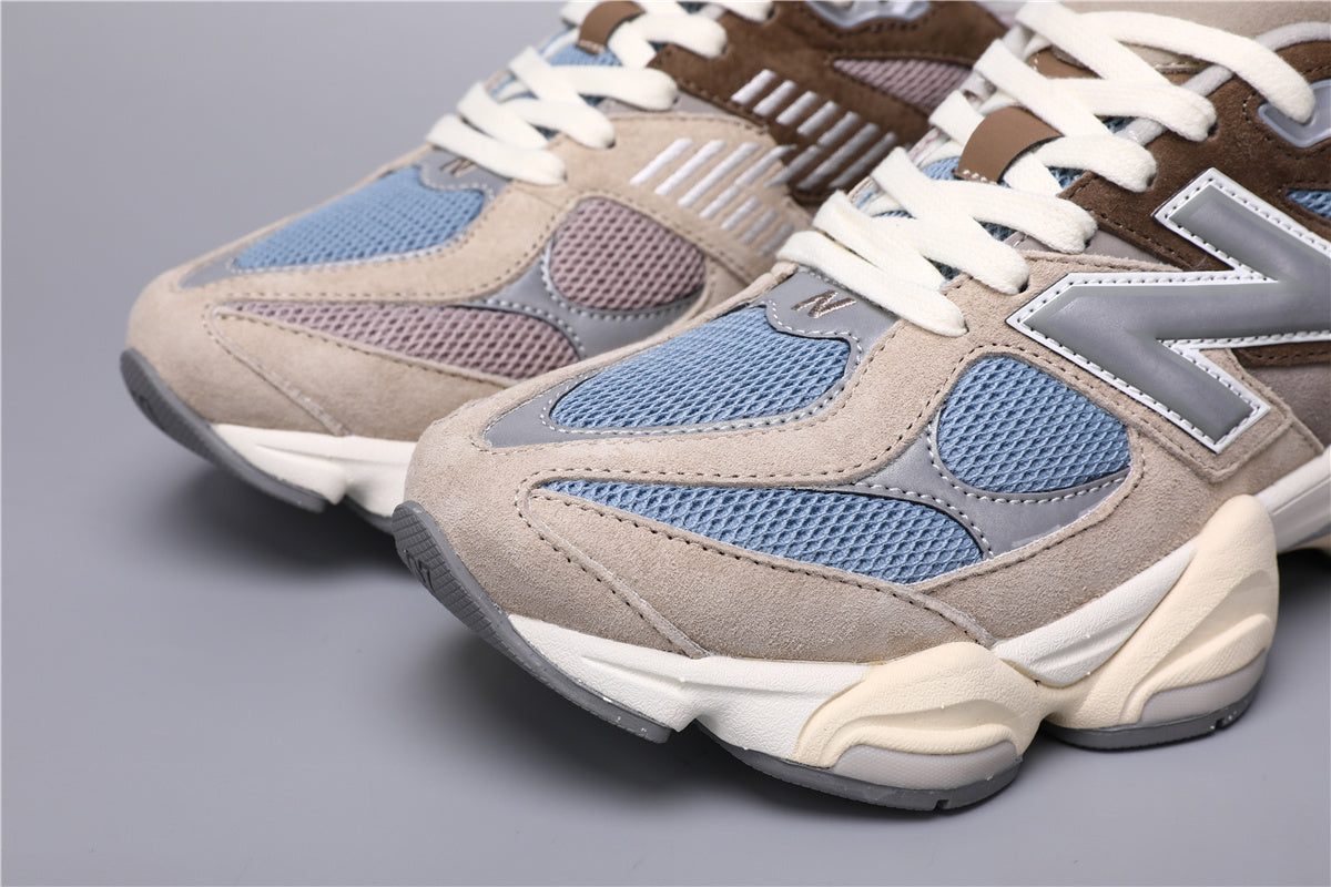 New Balance 9060 Unisex Sneakers Brown Blue