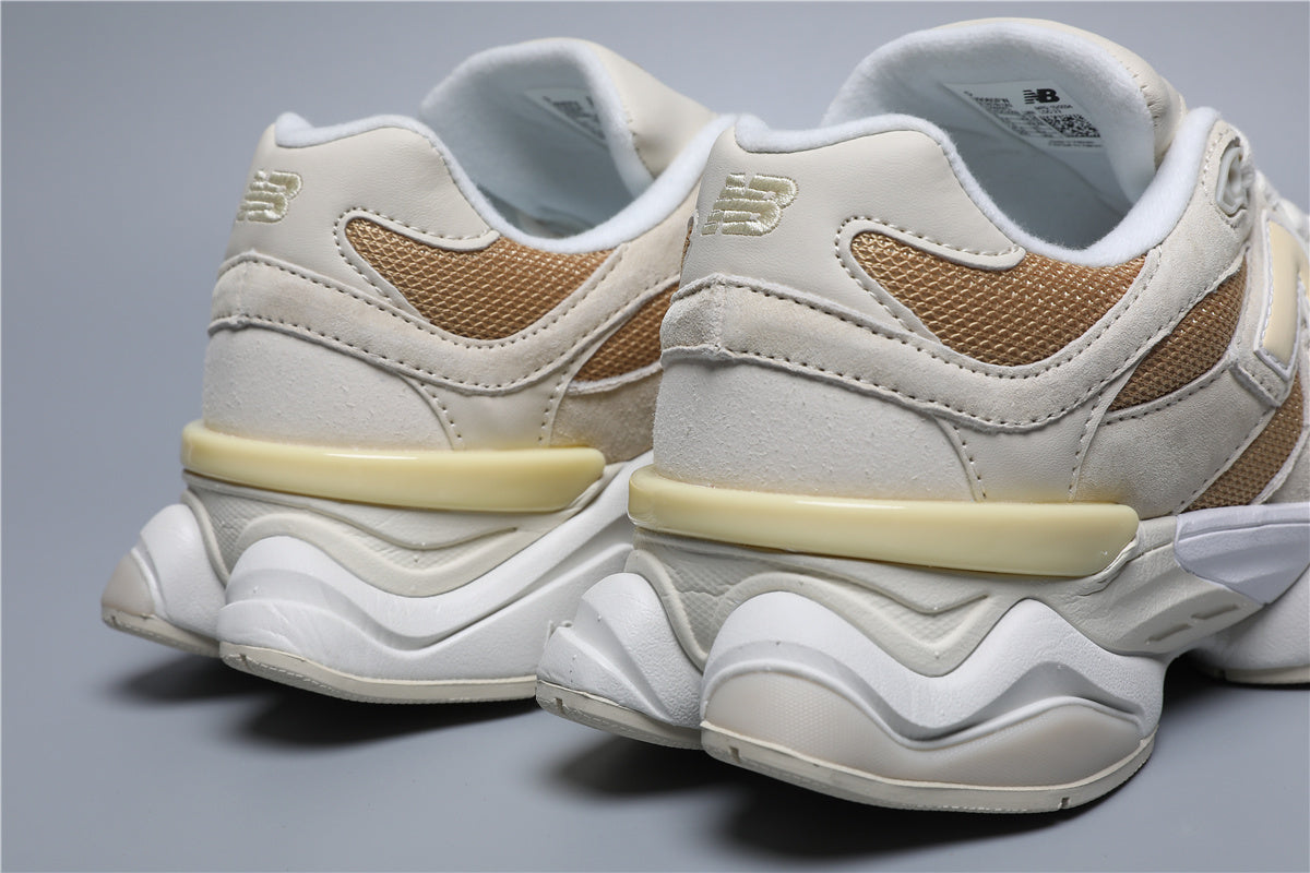 New Balance 9060 Unisex Sneakers Off-White Yellow