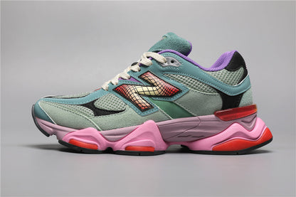 New Balance 9060 Unisex Sneakers Green Pink