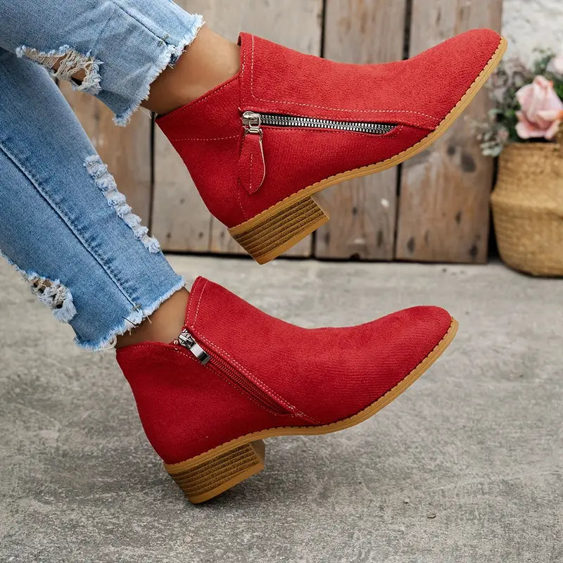 Women's Orthopedic Leather Ankle Boots