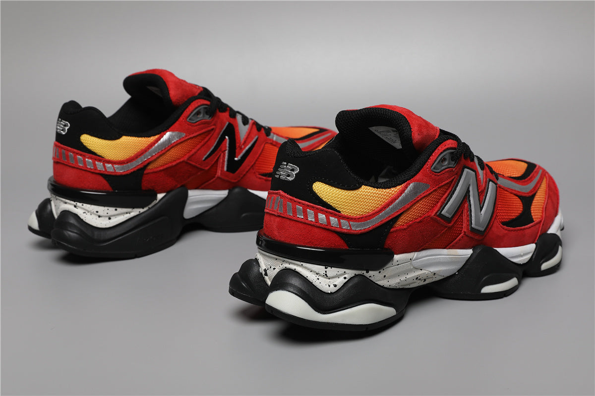 New Balance 9060 Unisex Sneakers Orange Red
