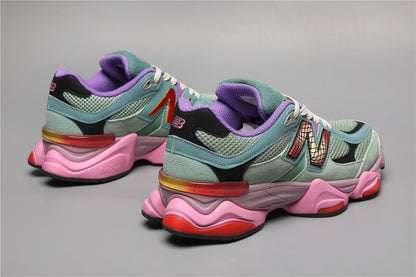 New Balance 9060 Unisex Sneakers Green Pink