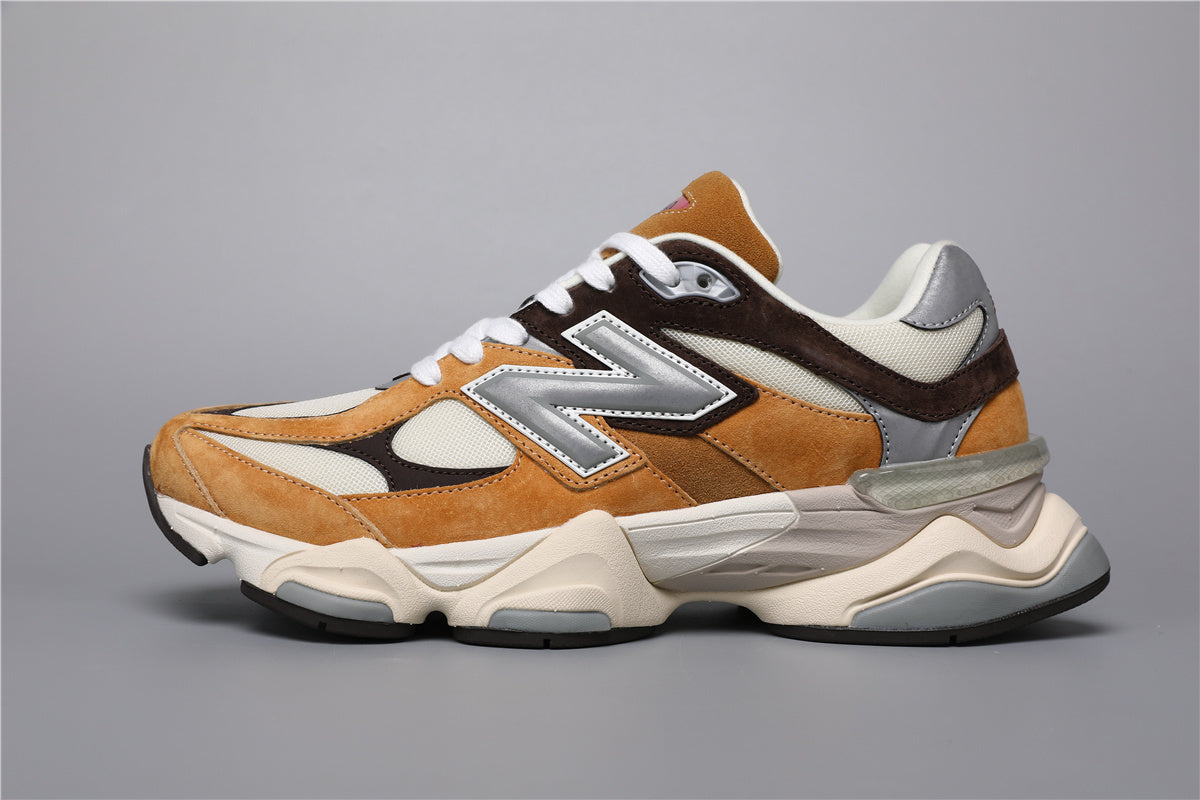 New Balance 9060 Unisex Sneakers Yellow Brown
