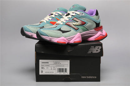 New Balance 9060 Unisex Sneakers Green Pink