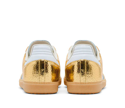 Sneakers "Chrome" — Cuir Métallisé & Effet Craquelé